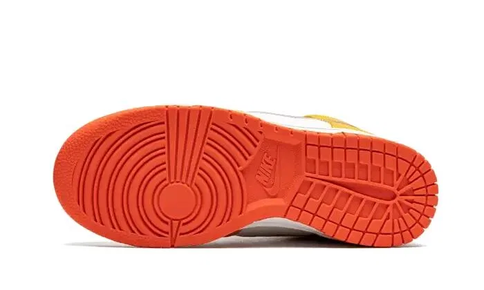 Детские кроссовки высокие с принтом Dunk High Nike, University Gold White Crimson — фото 4