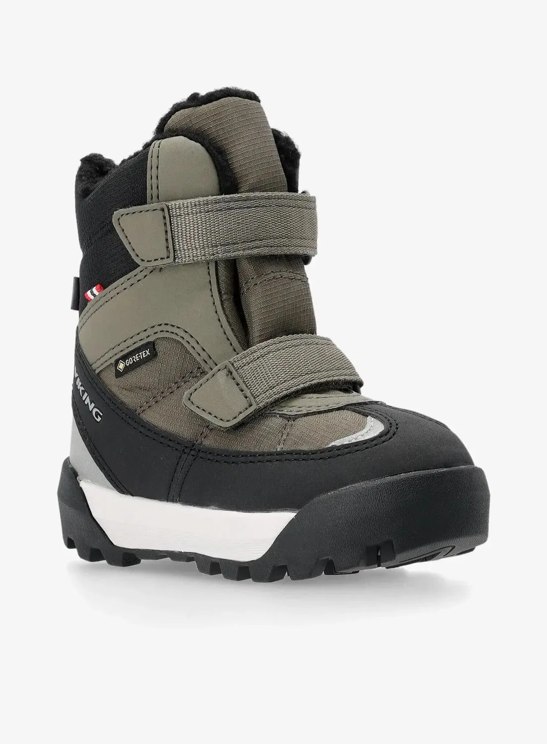 Детские снежные ботинки с мембраной GORE-TEX Expower Warm GTX 2V Viking, Olivgrun — фото 3