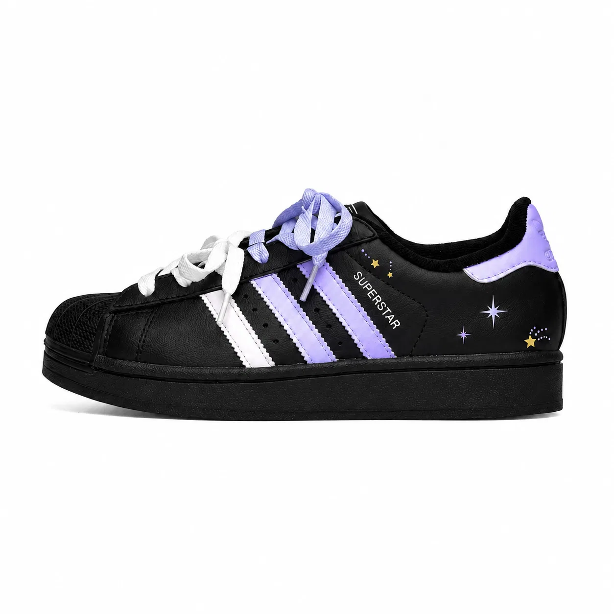 Детские кеды для скейтбординга Superstar 2 Adidas Originals, Light Lavender — фото 3