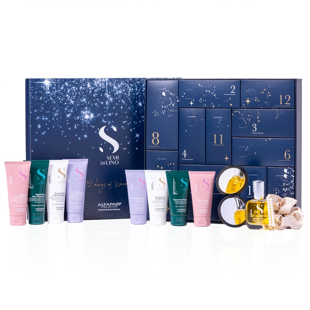 

Адвент-календарь Alfaparf Milano Semi Di Lino, 12 предметов