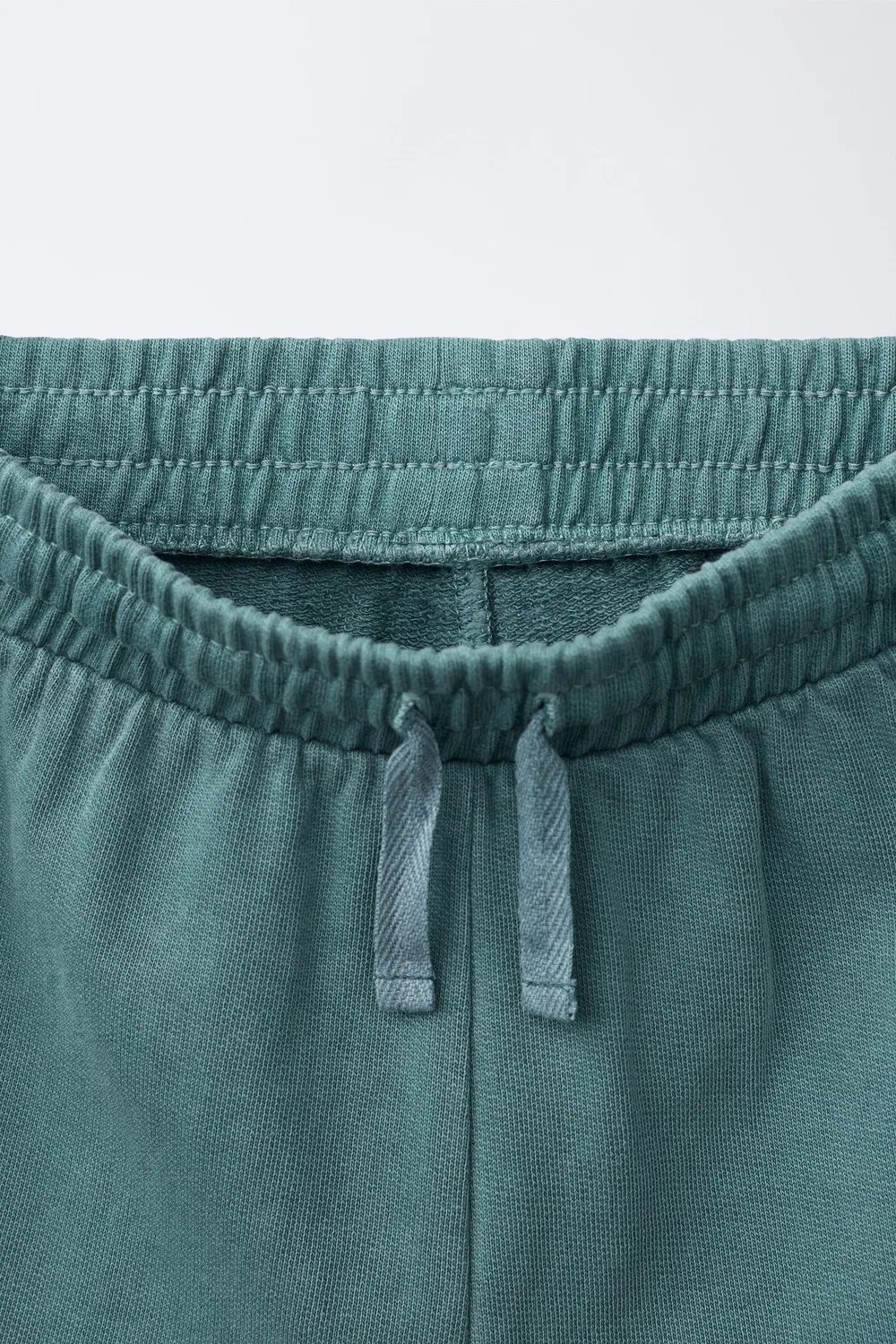 Простые бермудские шорты ZARA, Duck Blue — фото 3