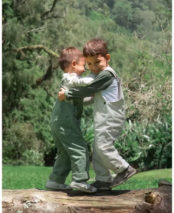 Детский комбинезон вельветовый Dotty Dungarees, Sage Green — фото 4