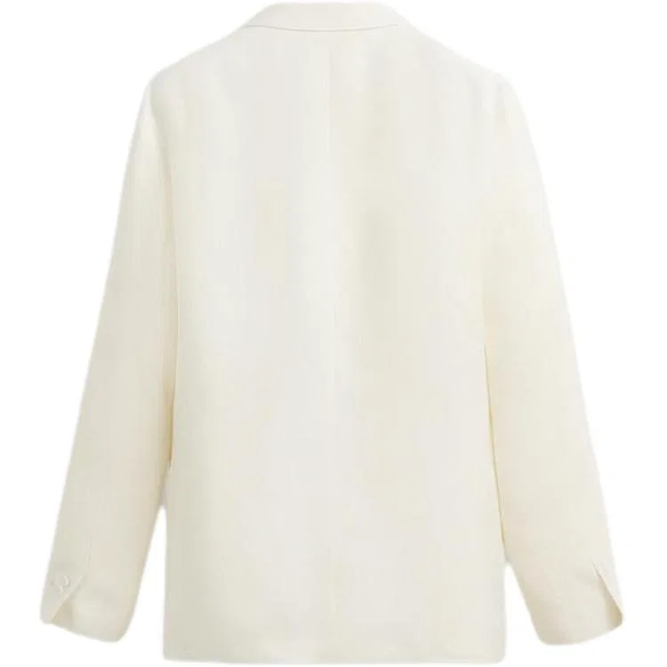 Мужской деловой костюм с лацканами White ZARA, Белый — фото 3