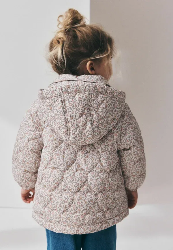 Куртка утепленная зимняя Regular fit Next Pink Floral, розовый — фото 2