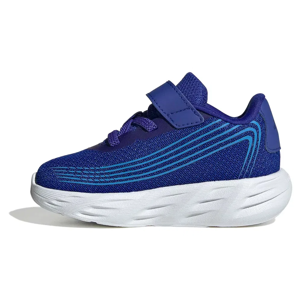 Детские кроссовки для девочек с принтом Galaxy 8 Adidas, Blue — фото 4