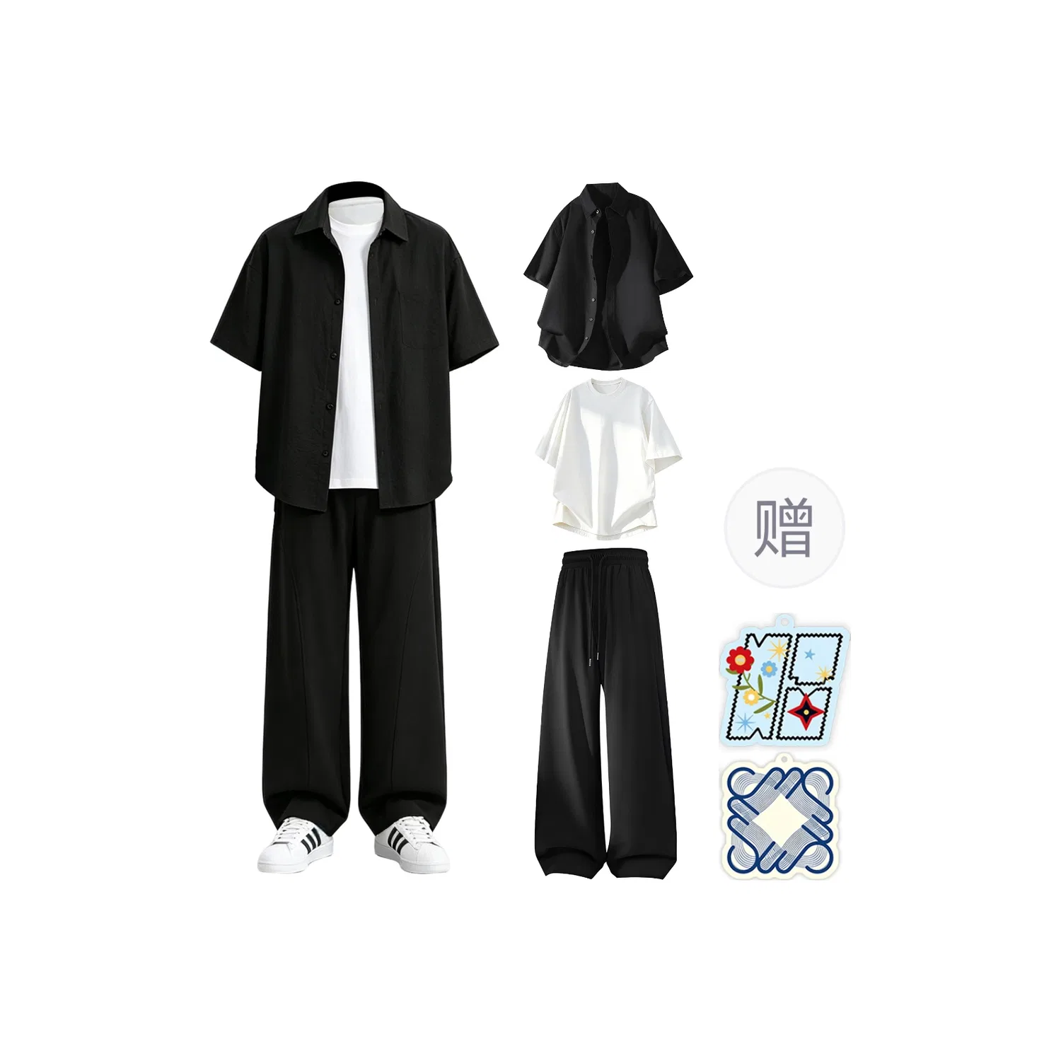Детский комплект из футболки и шорт с принтом, Shirt Matching Set, MIIOW — фото 3