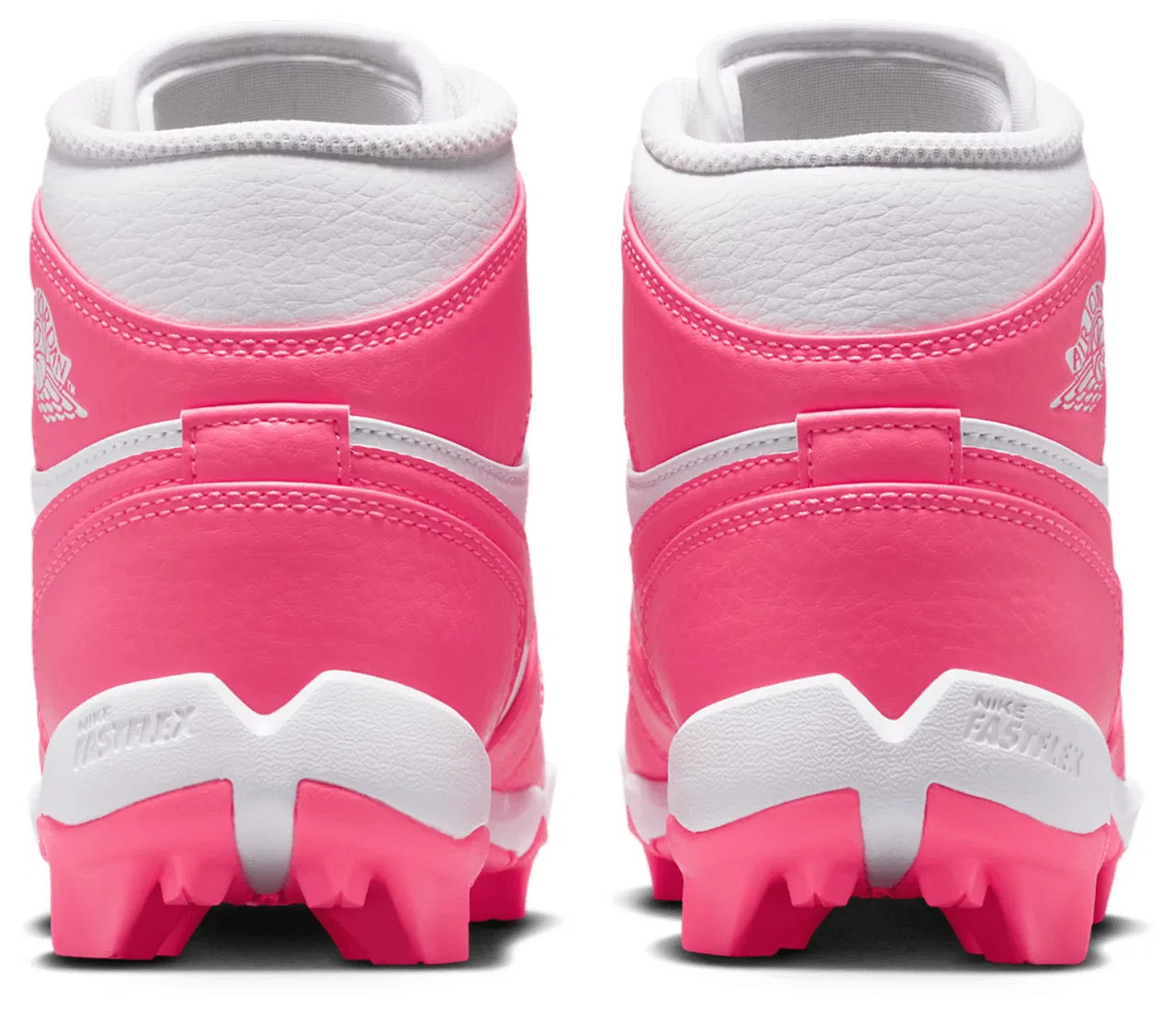 Бутсы для мальчиков AJ 1 Mid Jordan, цвет Digital Pink/White — фото 3