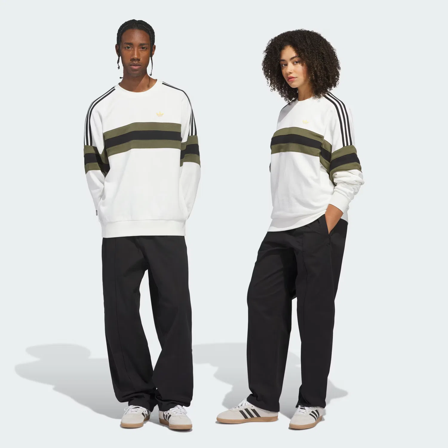 Унисекс брюки для скейтбординга свободного кроя Skateboarding Pintuck Pants 2.0 Adidas Originals, черный