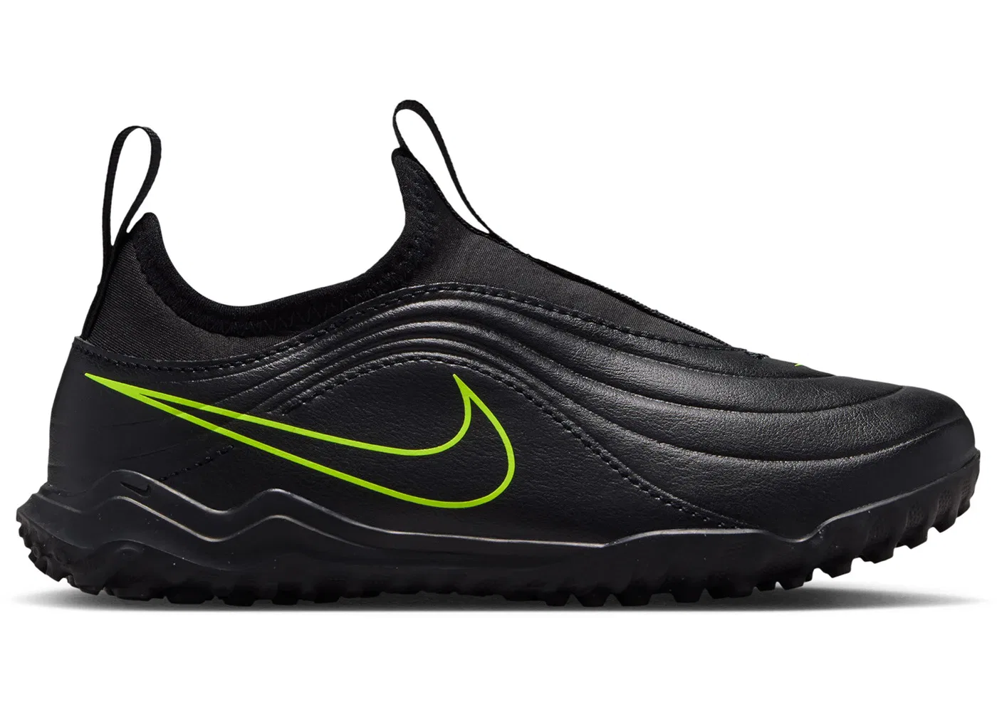 Детские бутсы Nike Tiempo Maestro Flex TF, Black/Volt/Black