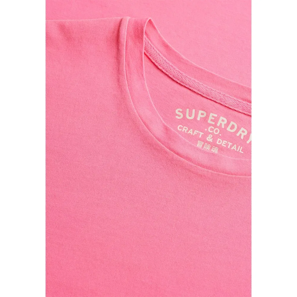 Футболка с коротким рукавом Classic Essential Neon Superdry, розовый — фото 2