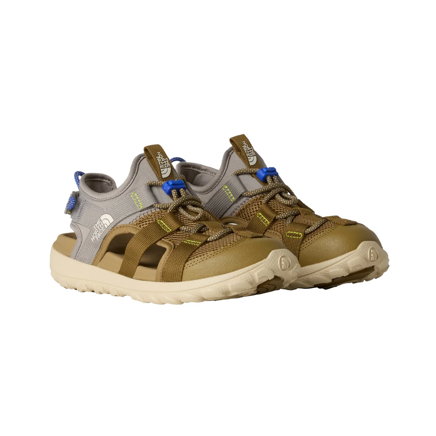 Детские трейловые сандалии с открытым носком The North Face, Cedar/TNF Blue
