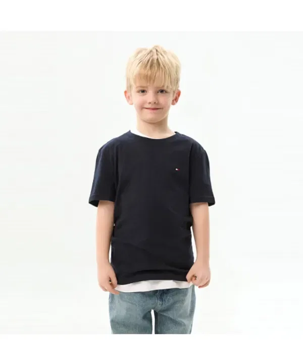 Футболка с коротким рукавом, 2 шт, Tommy Hilfiger Kids, белый и синий