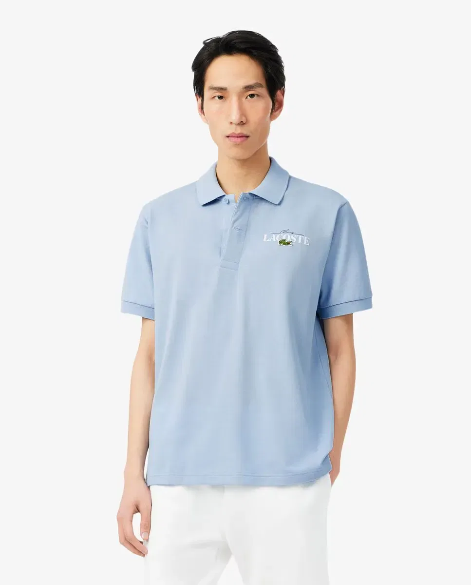 Мужское поло с коротким рукавом Lacoste, Азул Кларо