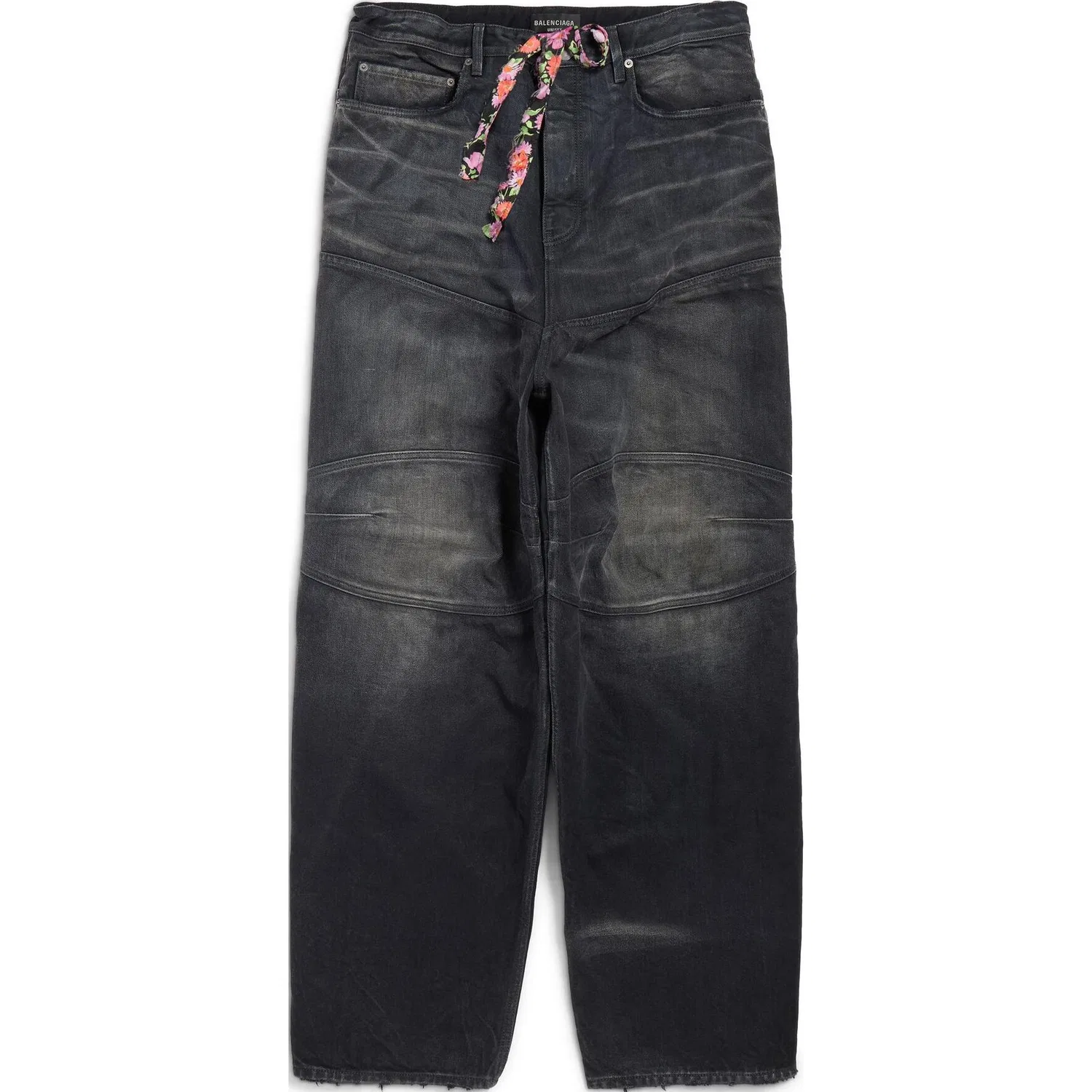 Мужские джинсы regular fit Black Balenciaga, Черный