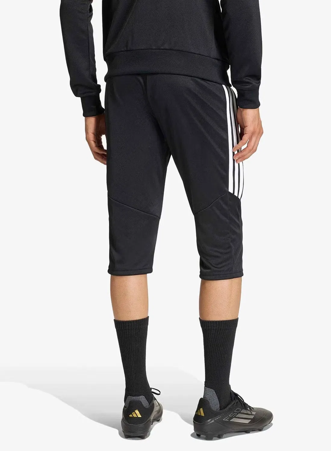 Брюки тренировочные 3/4 Tiro26 League Adidas, черный — фото 2