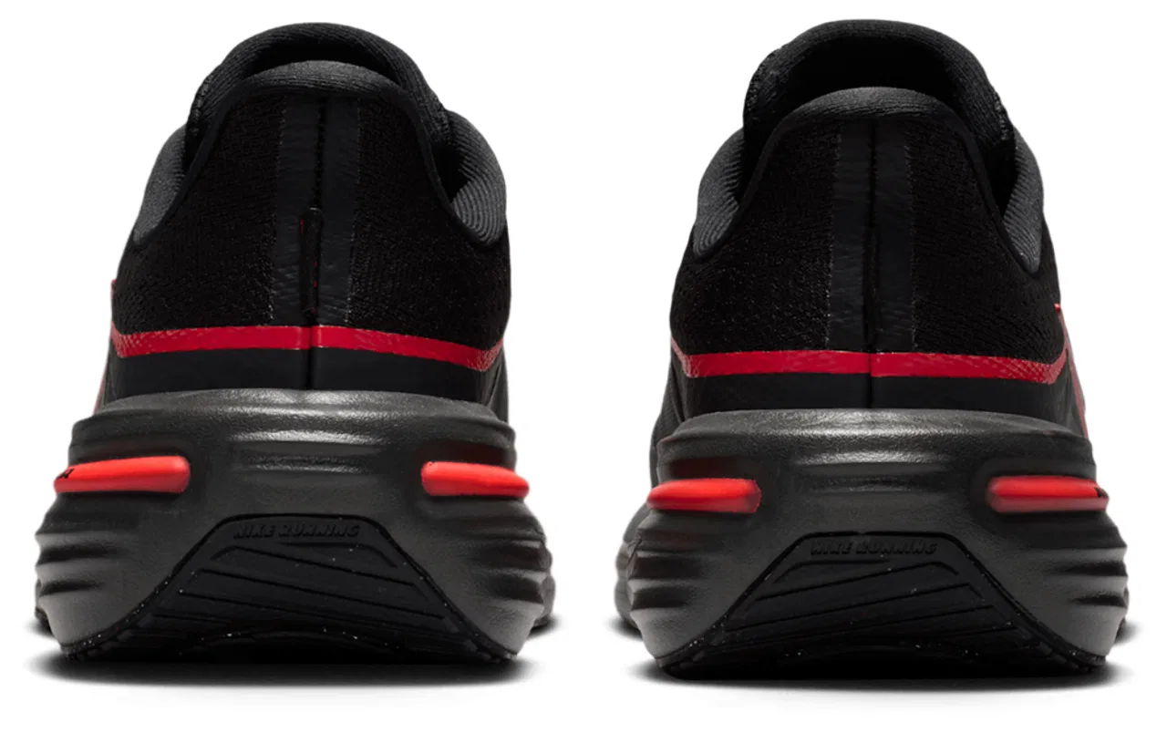 Детские кроссовки для бега с сетчатым верхом Nike Air Winflo 12, Black/Black/Red Orbit — фото 3