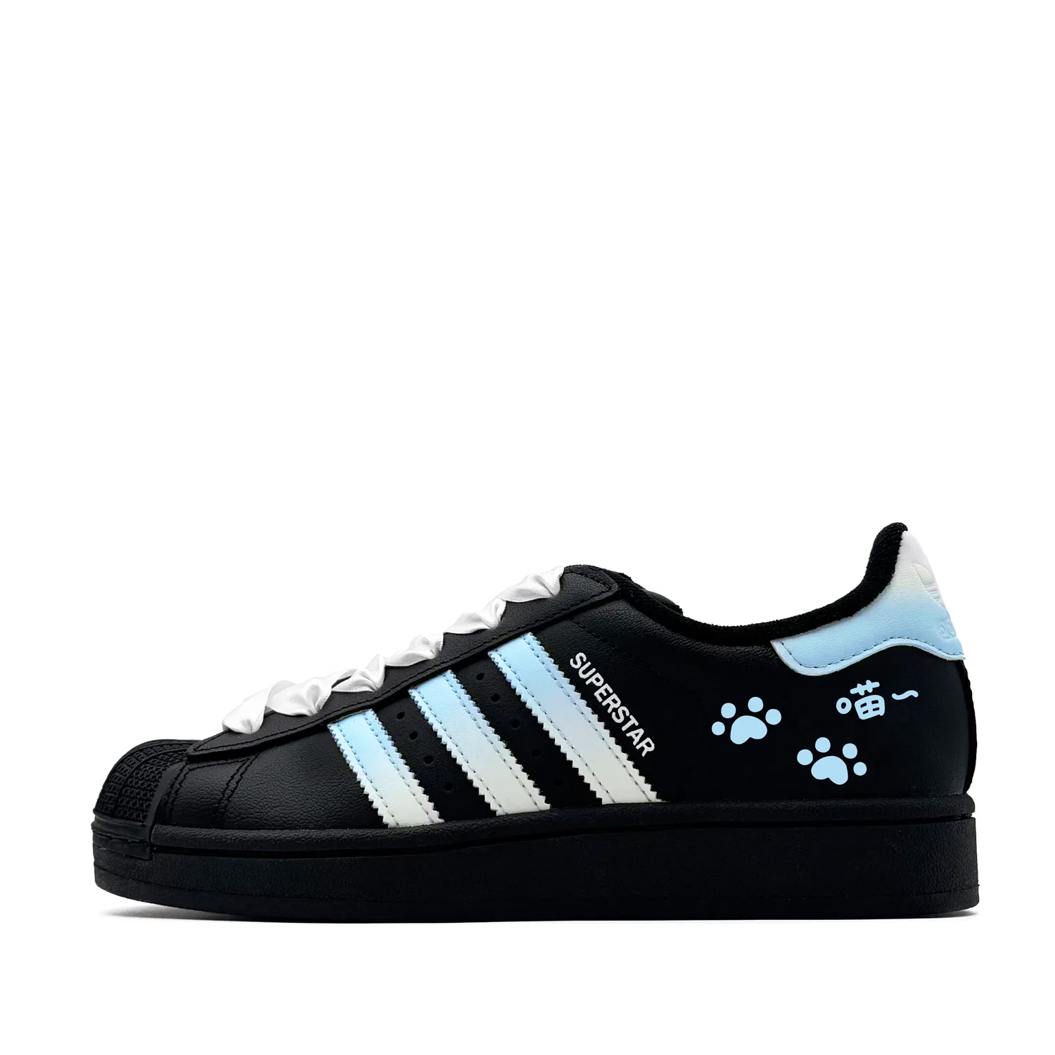 Детские кроссовки для скейтбординга из кожи Adidas Originals Superstar 2, Sky Blue