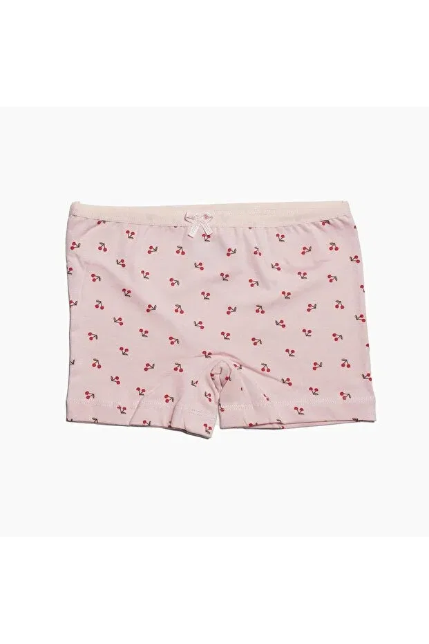 Детский комплект боксеров для девочек с принтом Cherry Pattern Assortment Obje, Asorti — фото 2