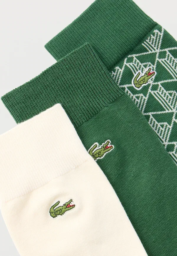 Набор из 3 носков Chaussettes Lacoste, зеленый — фото 2