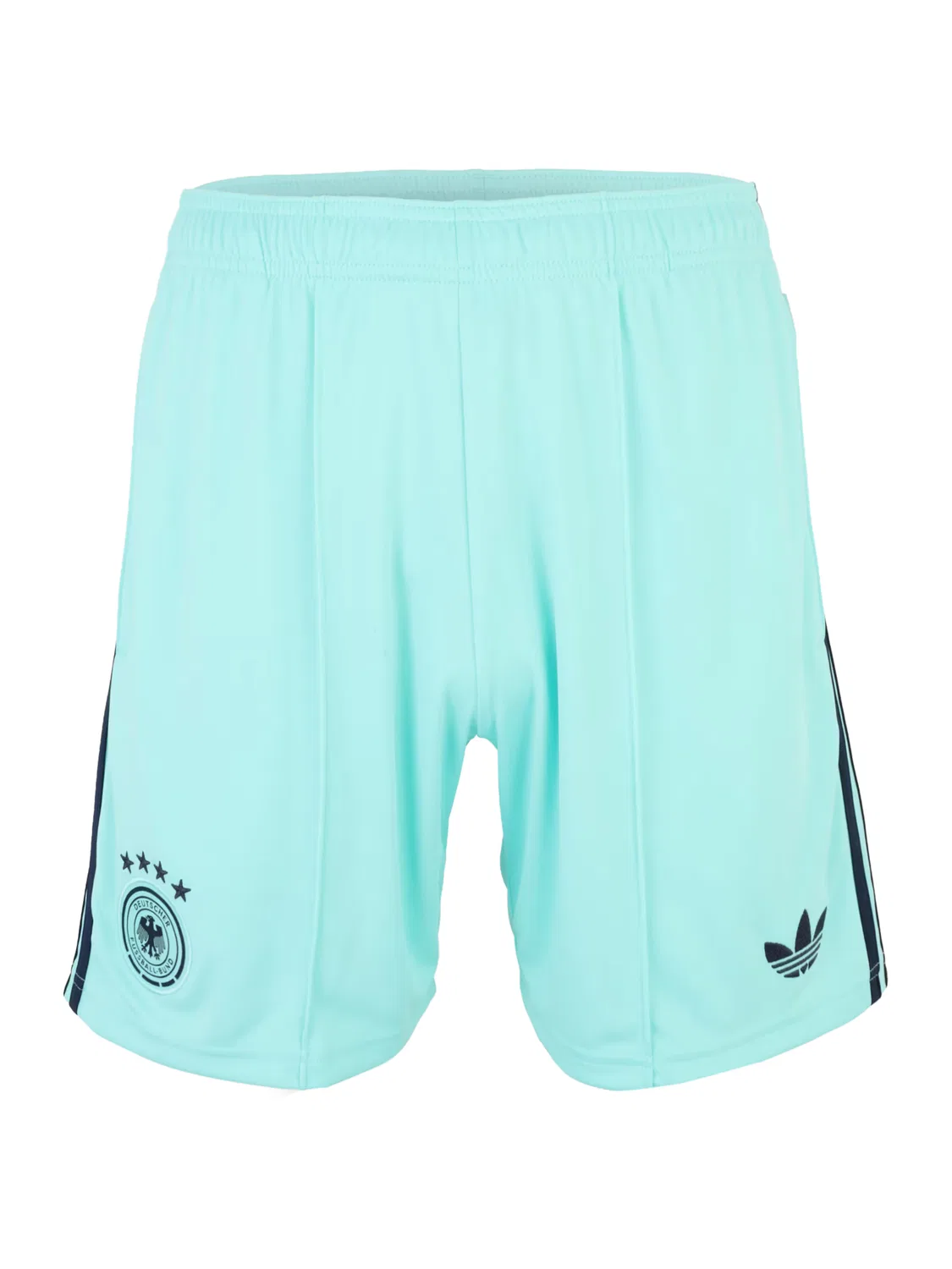 Спортивные шорты Adidas Performance Regular Workout Pants DFB в темно-синем и бирюзовом цветах