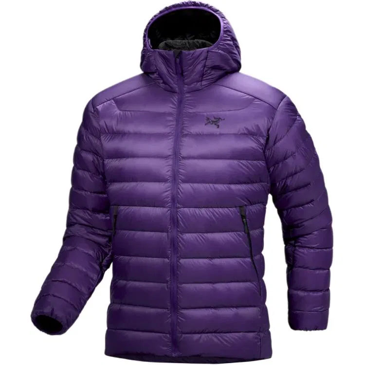 Мужской пуховик с капюшоном Cerium Hoodie Jacket Arcteryx, Rock Gap Purple/Azalea/Black