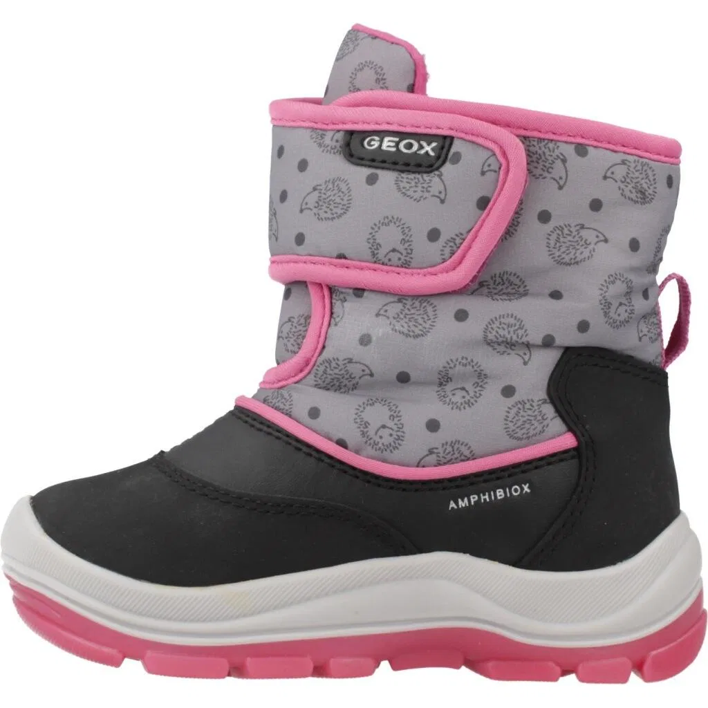 Детские сапоги с технологией Amphibiox Geox Modell B Flanfil Girl B Abx, Rosa — фото 2