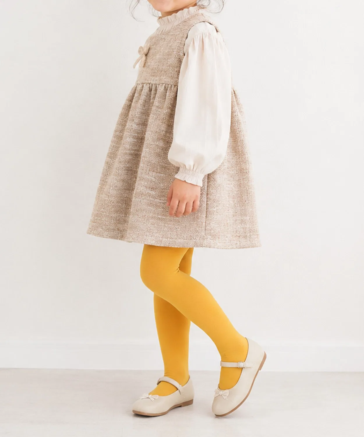 Детские колготки 80 ден без рисунка Yellow box408