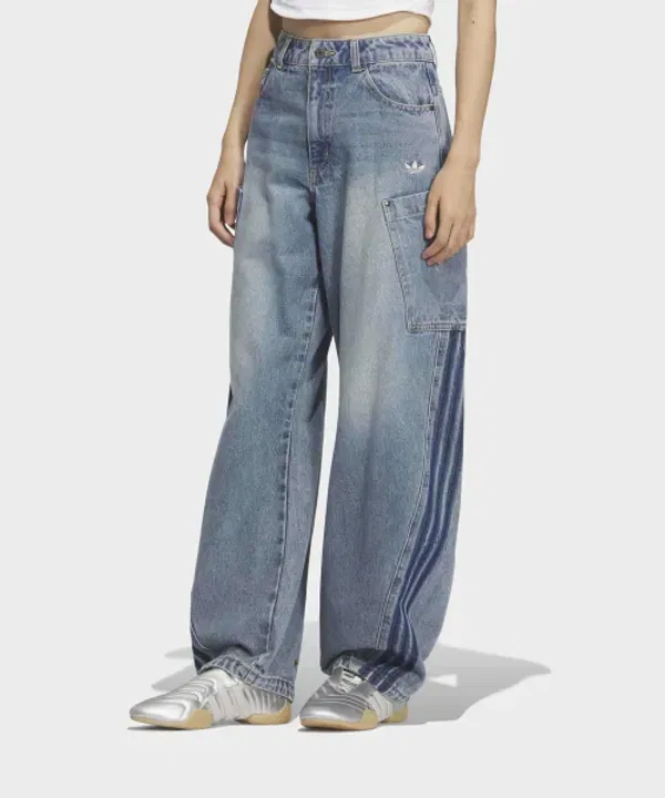 Джинсы из денима, Adidas, мидблю