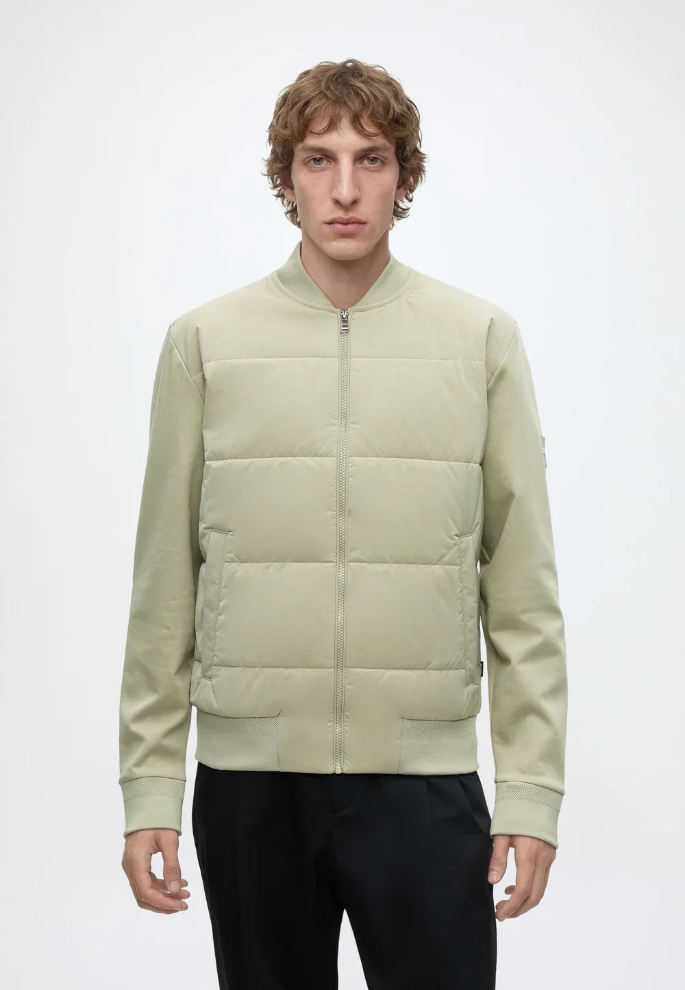 Skiles - легкая куртка Boss, Dark Beige