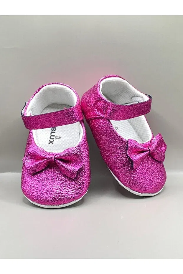 Детские балетки для девочек из искусственной кожи Sparkling ballerina Bebluxbaby, Fuchsia