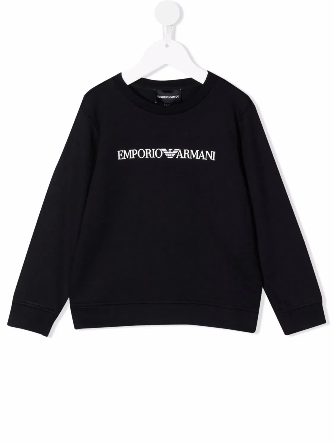 Свитшот с логотипом Emporio Armani, синий