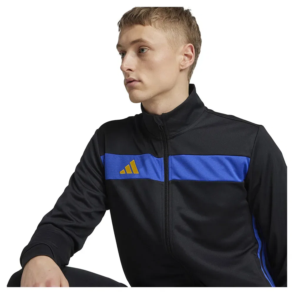 Мужской спортивный костюм с молнией Tiro 25 Essentials Adidas, Black — фото 4