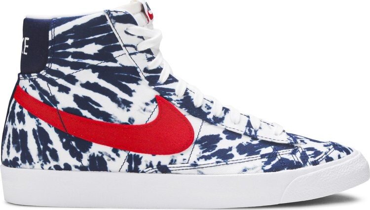 

Кроссовки Nike Blazer Mid '77 Vintage 'Blue Tie-Dye', синий