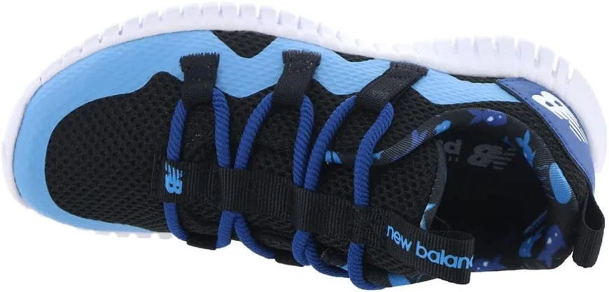 Детские кроссовки для девочек Playgruv V1 Bungee New Balance, Black/Vibrant Sky — фото 3