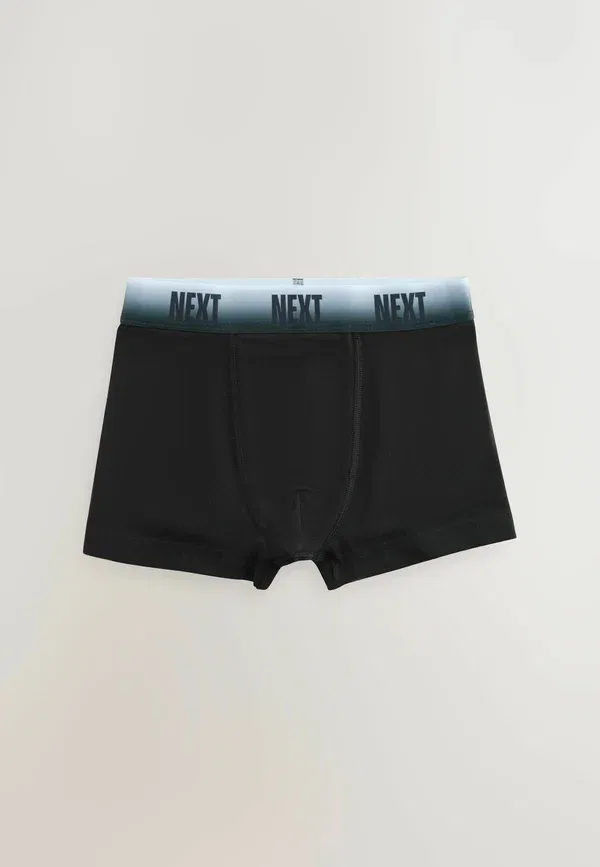 Трусы 5шт, облегающие, Regular fit, Next, черный с омбре поясом — фото 2