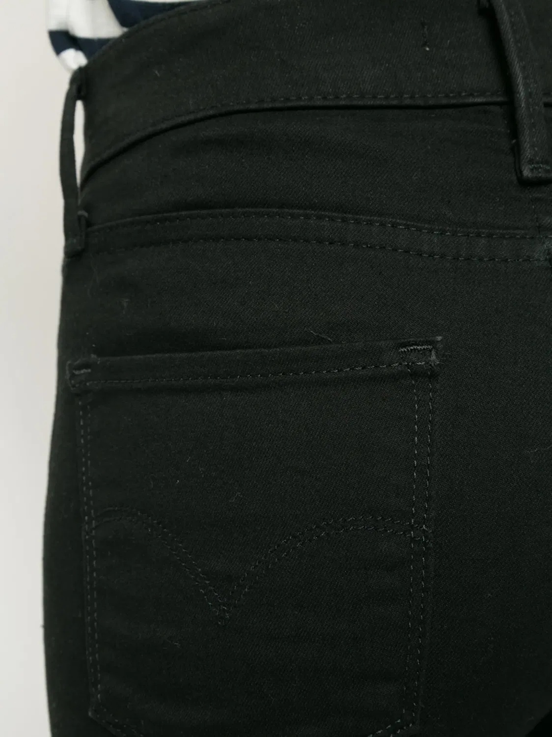 Джинсы скинни с завышенной талией черные Levi's, черный — фото 2
