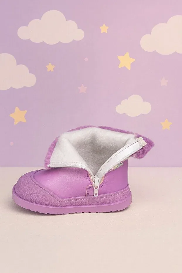 Детские ботинки для девочек с ортопедической стелькой Ays Shoes, Purple — фото 4