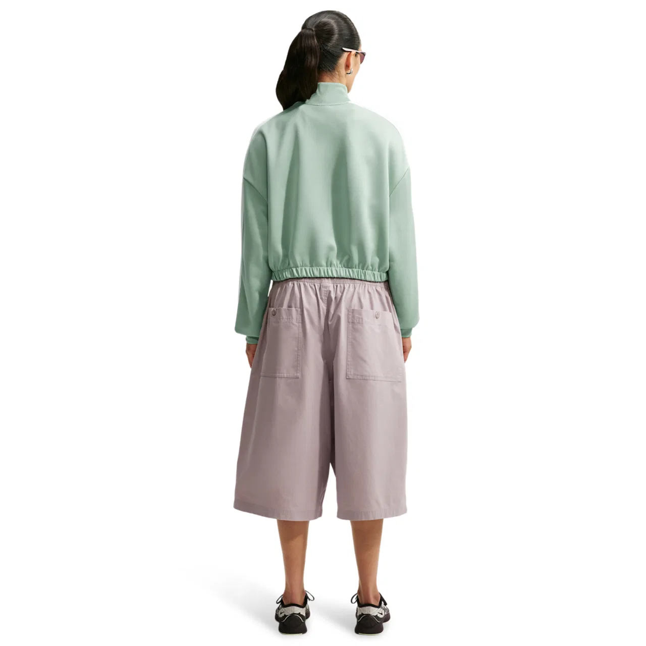Женская куртка Nike NSW Track Jacket, цвет Sail/Steam/Barely Green — фото 4