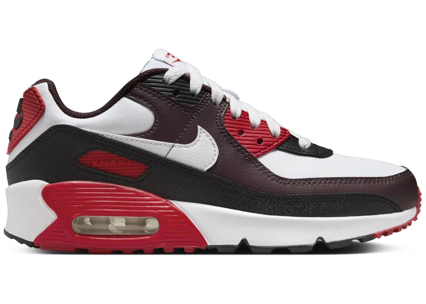 Детские кроссовки Lifestyle Nike Air Max 90, Burgundy Crush Black University Red White
