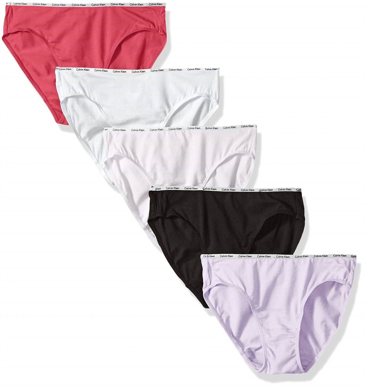 

Купальник женский Calvin Klein, цвет black/white/peony/tender/coast