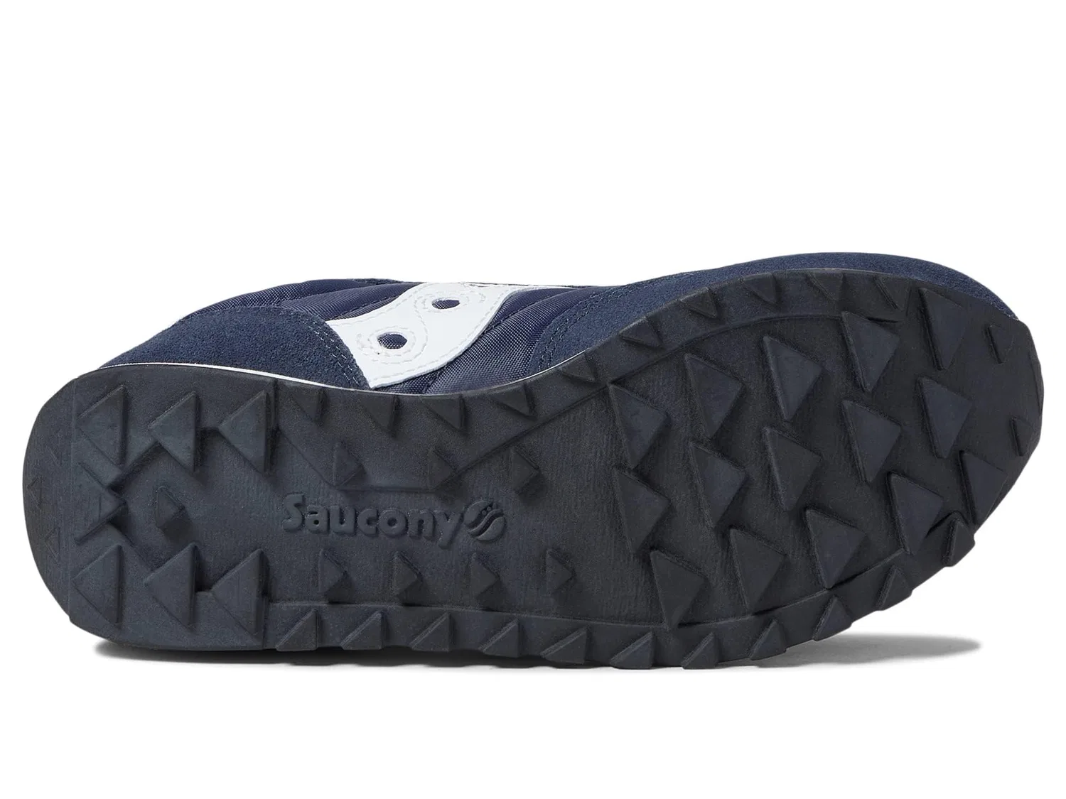 Детские кроссовки для мальчиков и девочек с замшевым верхом Jazz Original Saucony, Navy White 410 — фото 4