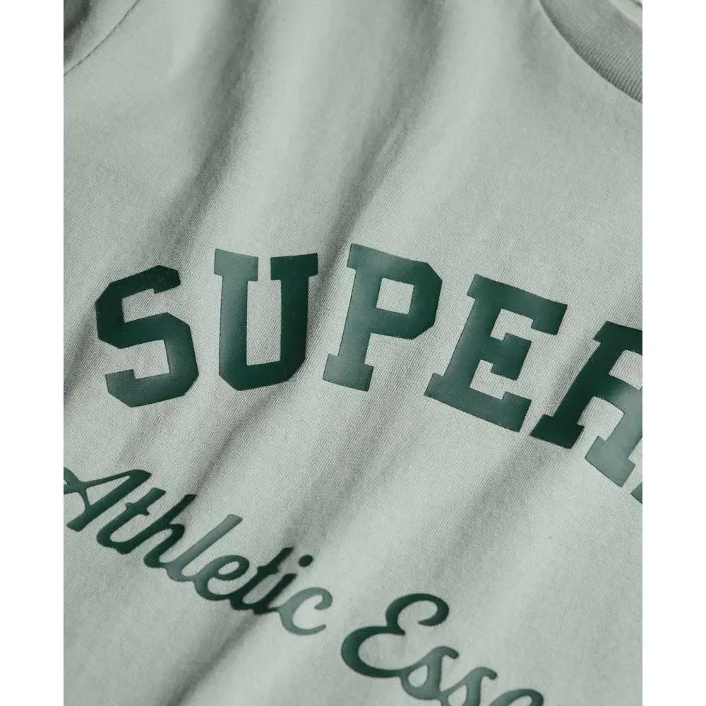 Футболка Athletic Essentials Loose Fit Superdry, зеленый — фото 2