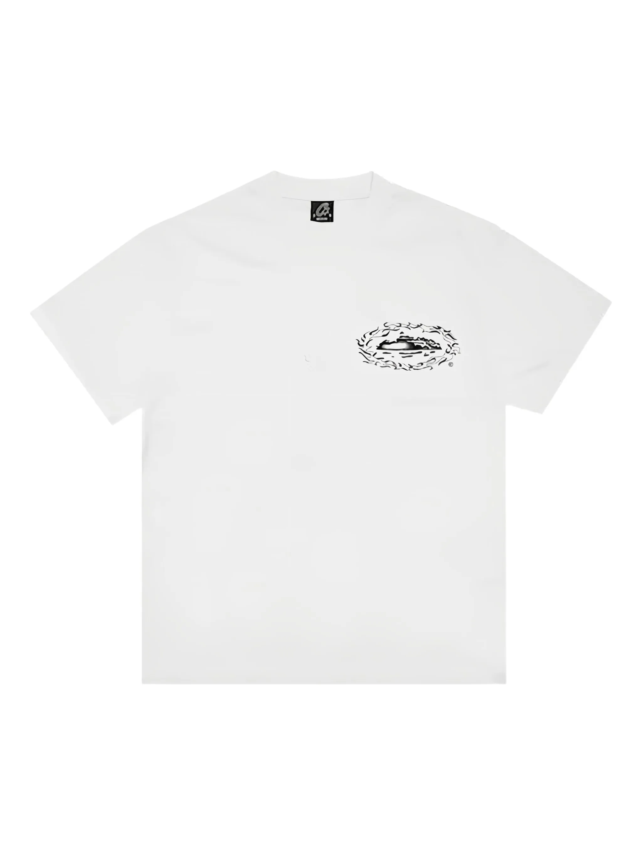 

Футболка Fiery Alcatraz с графичным принтом Corteiz, белый