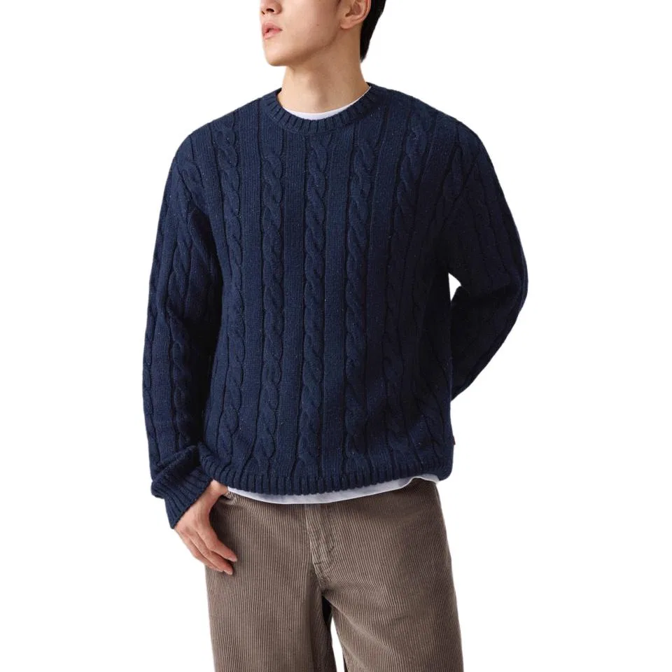 Мужской свитер с круглым вырезом Levi's, Dark Blue