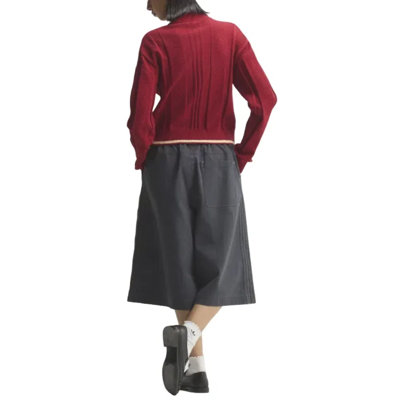 Женская куртка Cable Knit Firebird Track Top Asia SIzing 'Team Victory Red' adidas, Team Victory Red — фото 2