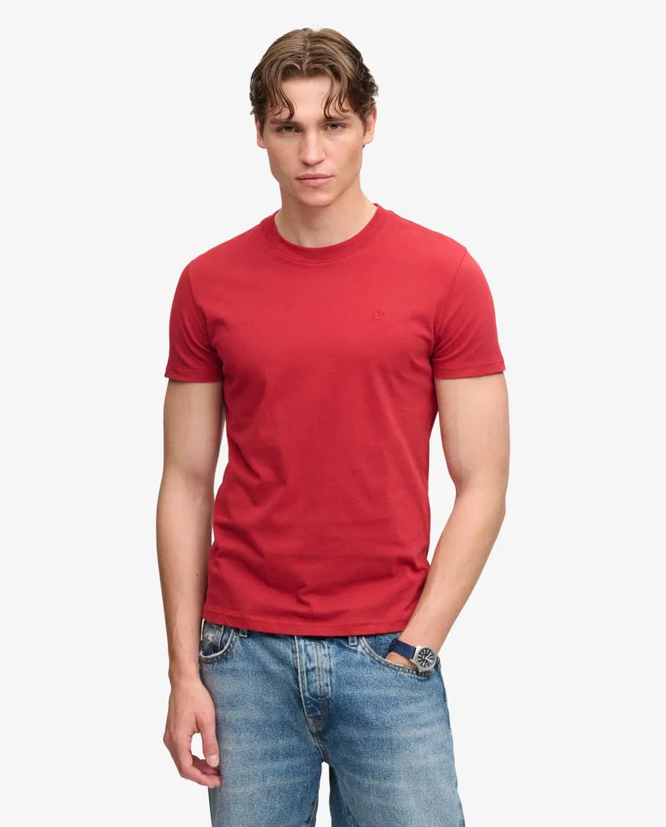 Мужская футболка с вышивкой, Essential Sdco Logo, Superdry, красный