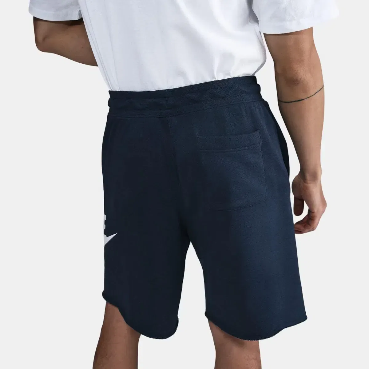 Мужские шорты из футера с принтом Club Alumni Ft Short Nike, Azul — фото 4