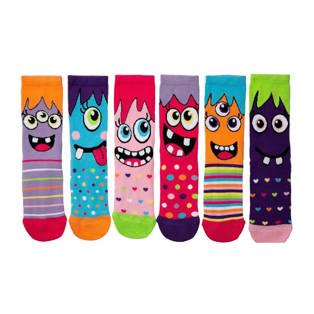Носки с разными принтами Miss Mashers Monsters United Oddsocks, Multi — фото 2