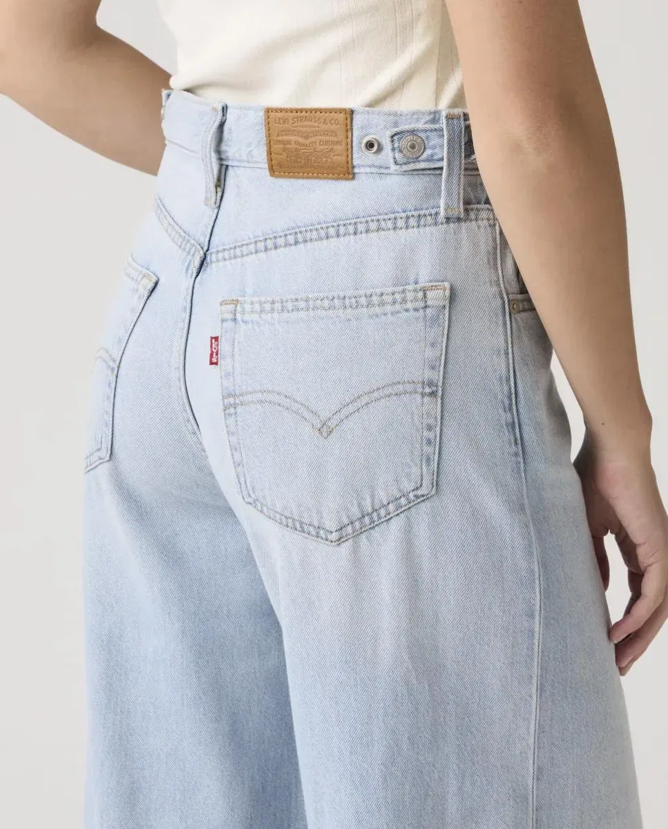 Женские джинсы широкого кроя Cinch Wide Leg Levi's, Azul Claro — фото 4