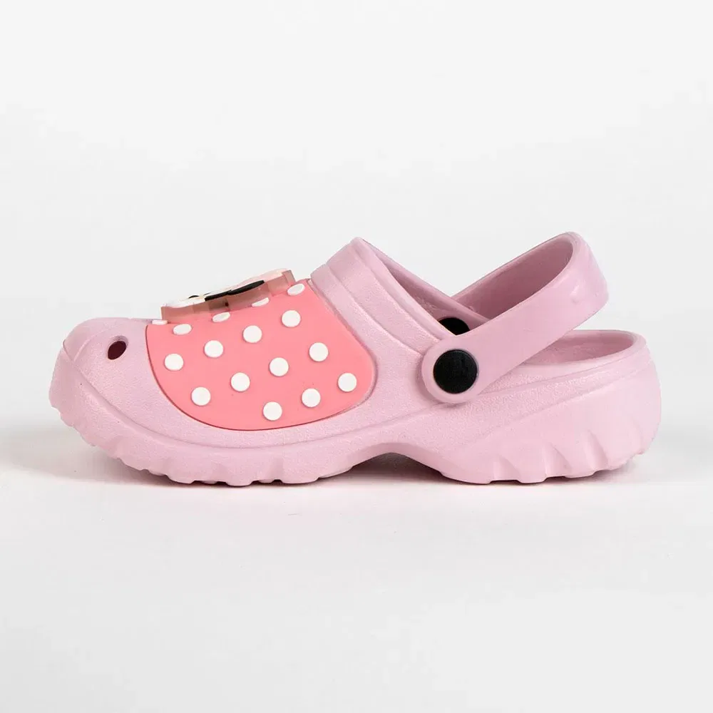Детские клоги для девочек с LED-подсветкой Premium Lights Minnie Disney, Pink — фото 3